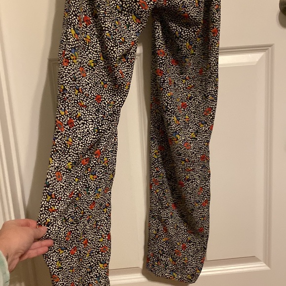 Greylin Silk Spaghetti Strap long pant length Romper Jumpsuit Size Medium - Picture 9 of 11